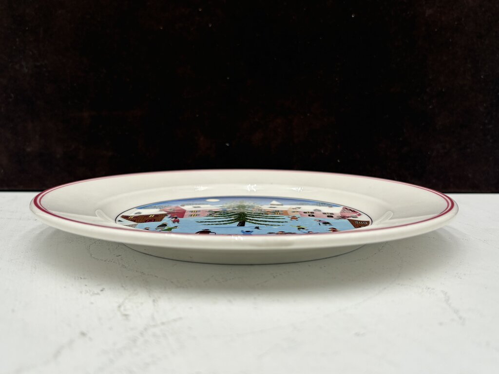 Villeroy & Boch Winter Theme Laplau Design Salad Plate 8.25"