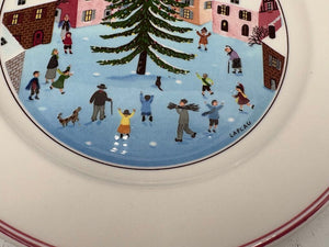 Villeroy & Boch Winter Theme Laplau Design Salad Plate 8.25"