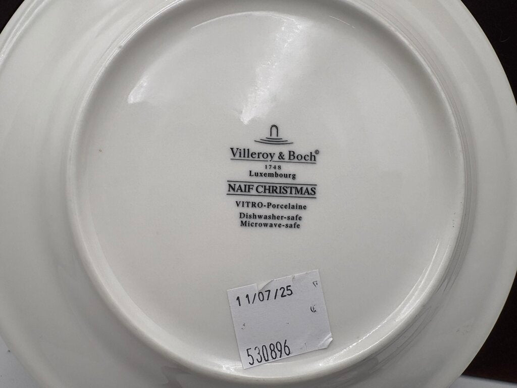 Villeroy & Boch Winter Theme Laplau Design Salad Plate 8.25"