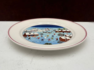 Villeroy & Boch Winter Theme Laplau Design Dinner Plate 10.5"