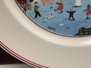 Villeroy & Boch Winter Theme Laplau Design Dinner Plate 10.5"