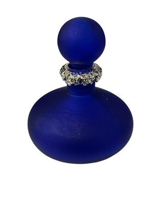 Cobalt Perfume Bottle Round Top