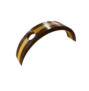 Handmade Balancing Wooden Wine Holder w/ Stripe