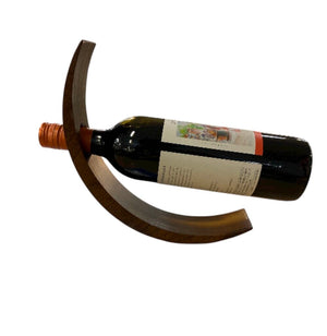 Handmade Balancing Wooden Wine Holder
