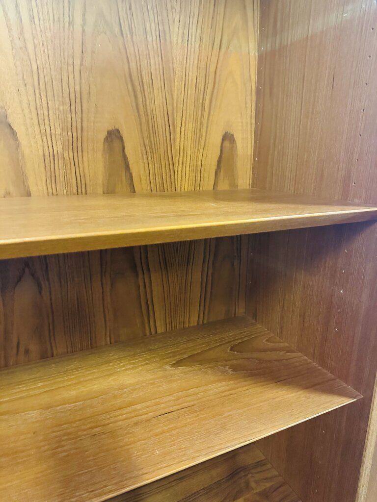Danish Hundevad Double Teak Bookcase 54x12x77
