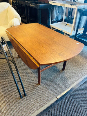 Folk Ohlsson Tingstroms Teak Drop Leaf Table (Made in Sweden) 51x25 (open 51x50)