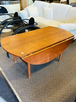 Folk Ohlsson Tingstroms Teak Drop Leaf Table (Made in Sweden) 51x25 (open 51x50)