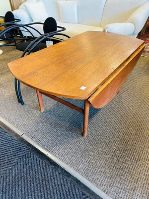 Folk Ohlsson Tingstroms Teak Drop Leaf Table (Made in Sweden) 51x25 (open 51x50)