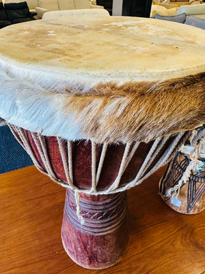 African Djembe 24" H