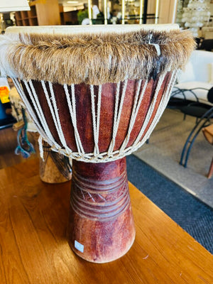 African Djembe 24" H