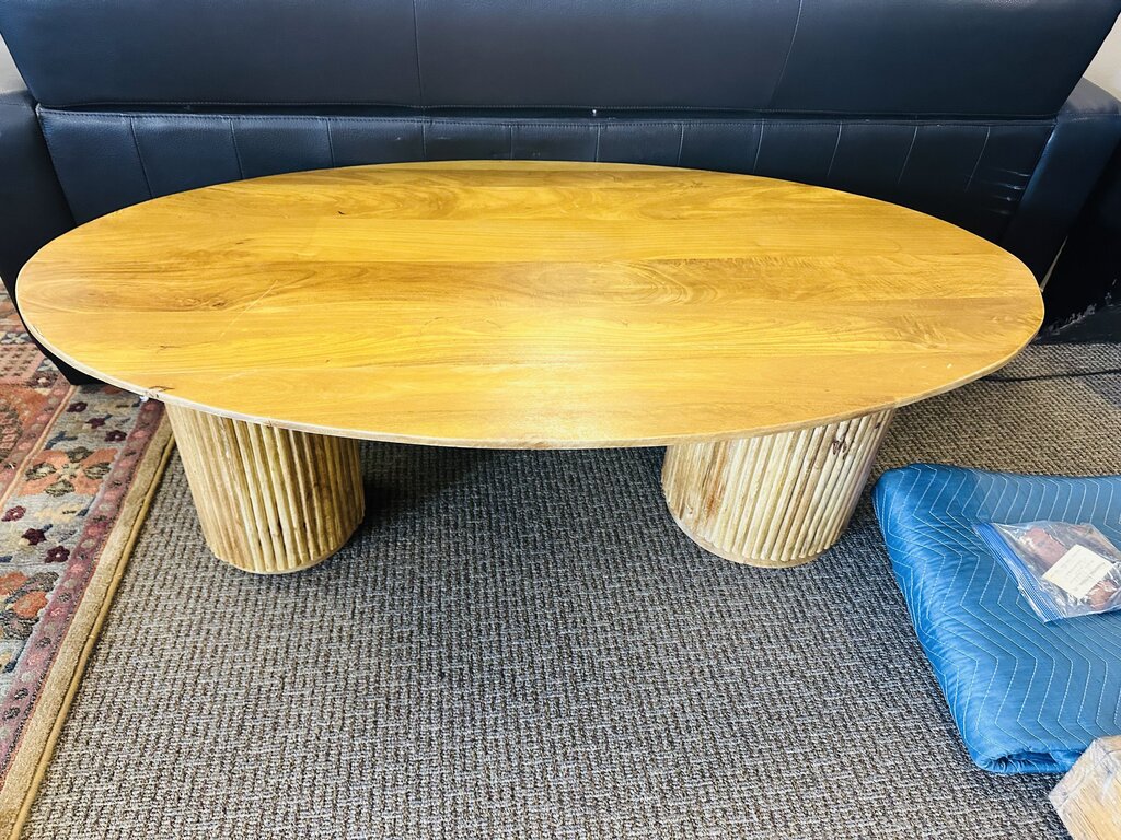 Oval Coffee Table 52x30x19