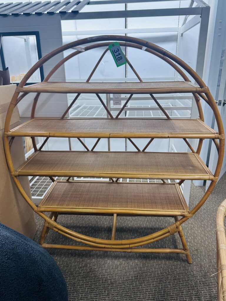 Bamboo Shelf Unit 57x19x64