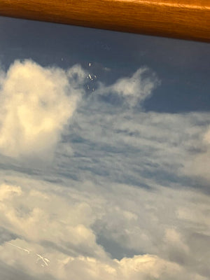 Adirondack Chairs Framed Beach Scene Artwork 77x46