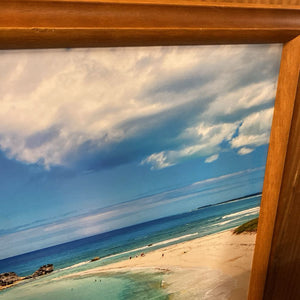 Tropical Beach Scene Framed Artwork 77x54