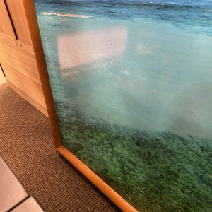 Tropical Beach Scene Framed Artwork 77x54