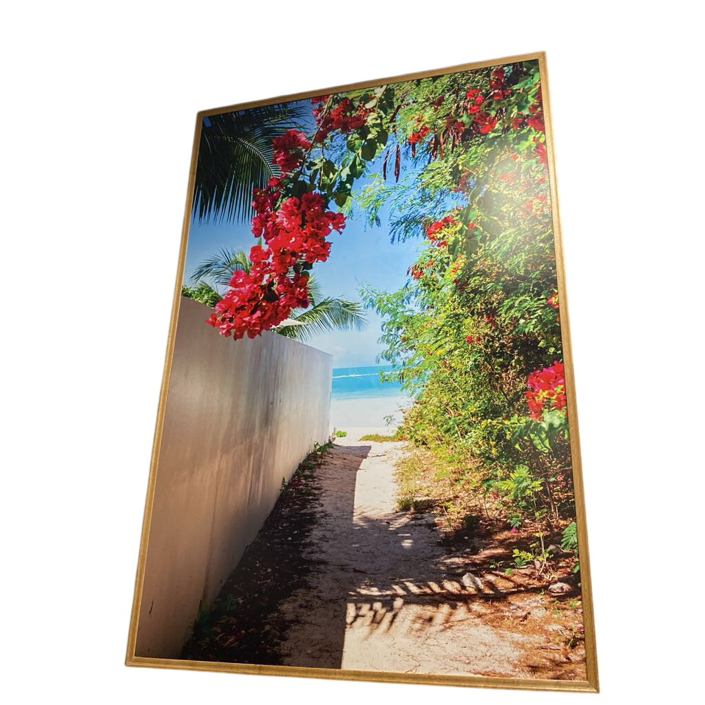 Tropical Scene Framed Artwork 49x73
