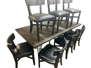 Black Dining Chairs (Set of 8)