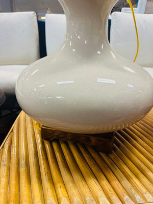 Mid Century Porcelain Table Lamps (pair)