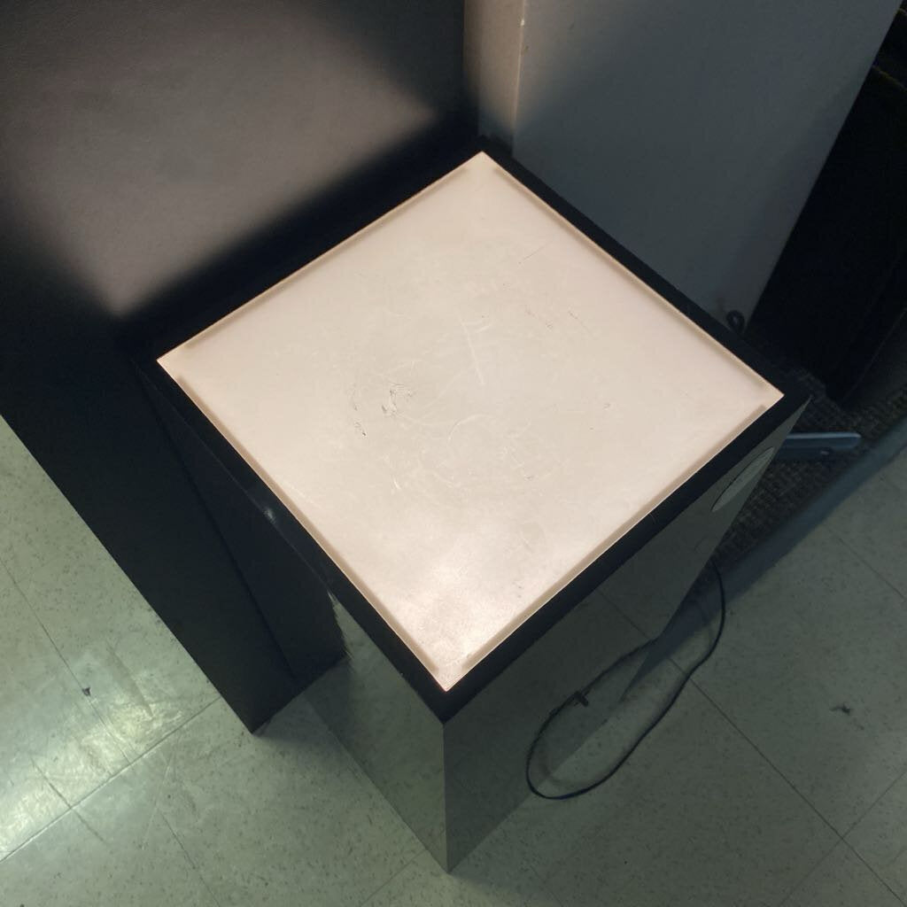 Lighted Pedestal 10.5"x10.5"x30"