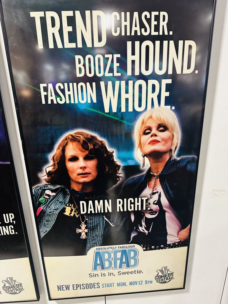 "Absolutely Fabulous" Framed Movie Poster 26x50