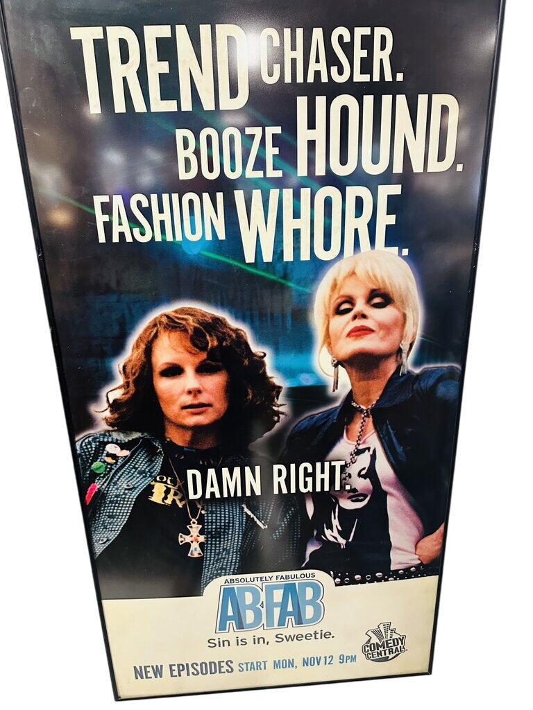 "Absolutely Fabulous" Framed Movie Poster 26x50 by Miss Daisy's Consignment & Auction House