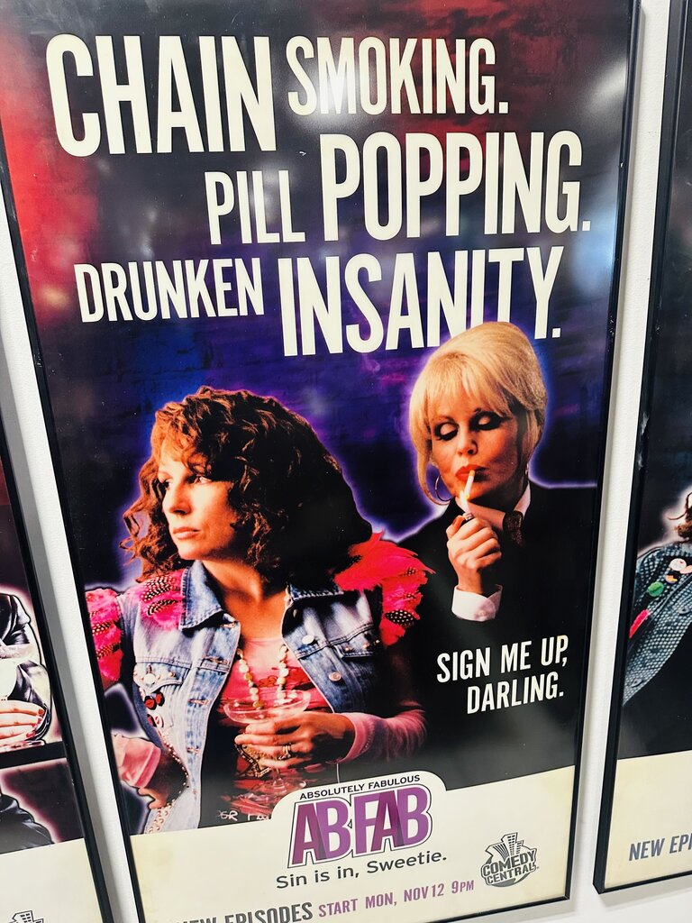 "Absolutely Fabulous" Framed Movie Poster 26x50