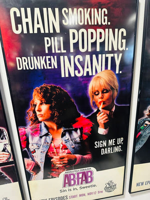 "Absolutely Fabulous" Framed Movie Poster 26x50