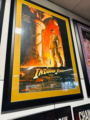 "Indiana Jones" Framed Promotional Poster 36x48