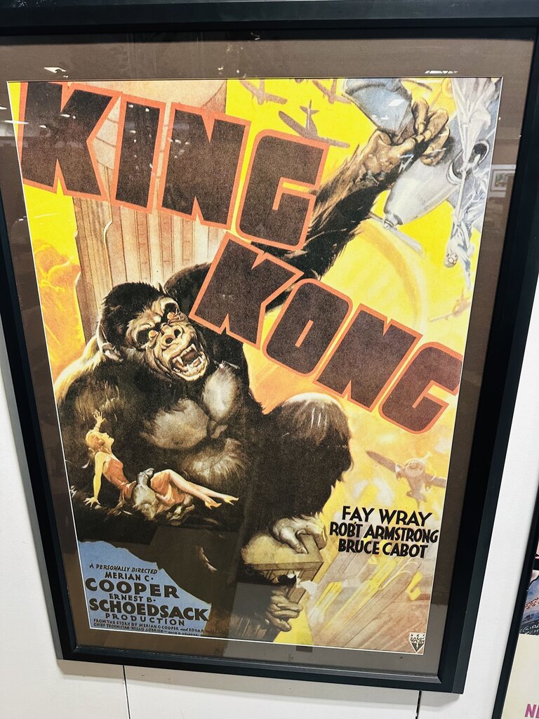 "King Kong" Framed Promotional Poster 33x46