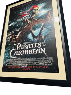 "Pirates of The Caribbean" Promotional Framed Poster 36x48