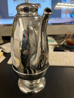 Continental Silver Co Wrapped Handle Tea Pot 1930