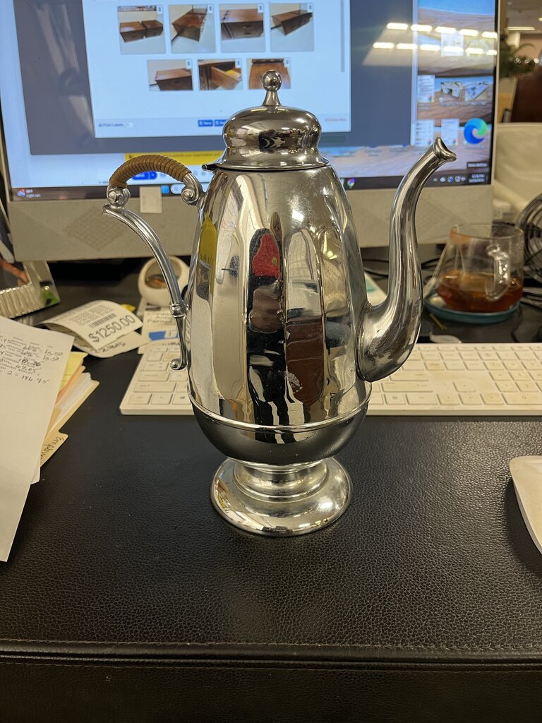 Continental Silver Co Wrapped Handle Tea Pot 1930