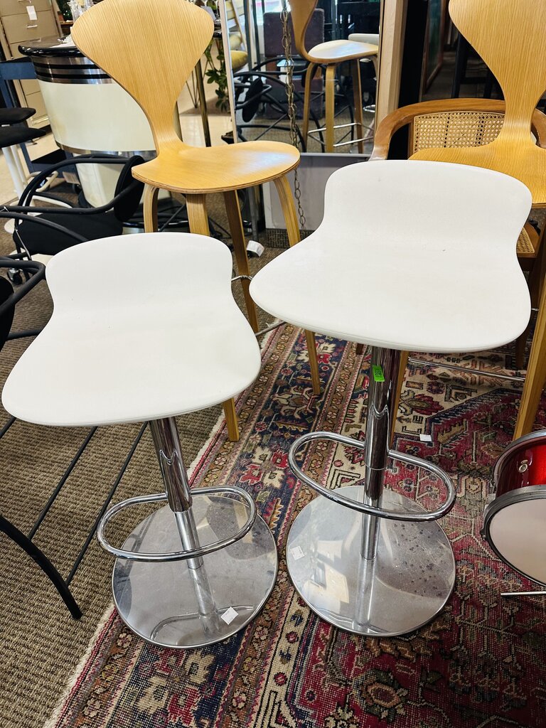 Room & Board Leo Swivel Stools (pair) Orig $1300