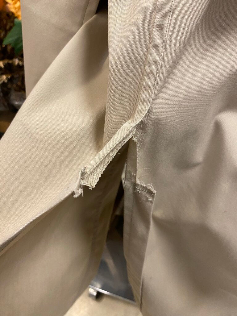 London Fog Khaki Trench Coat (Size 38)