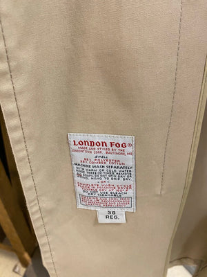 London Fog Khaki Trench Coat (Size 38)
