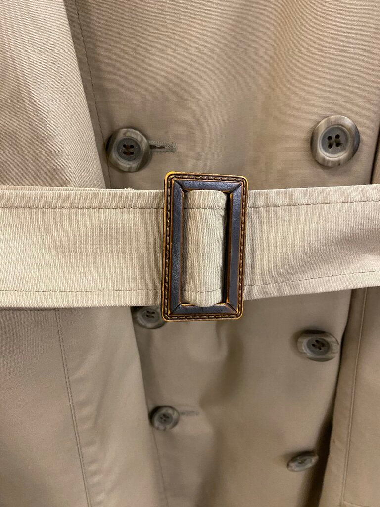 London Fog Khaki Trench Coat (Size 38)