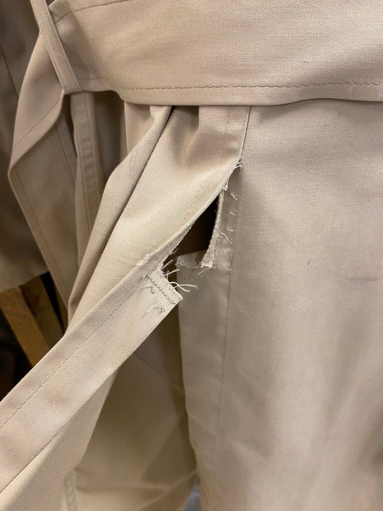 London Fog Khaki Trench Coat (Size 38)