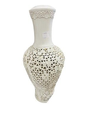 White Pierced Ceramic Hanging Pendant Light