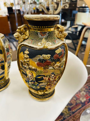 Japanese Satsuma Vases (pair)