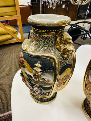 Japanese Satsuma Vases (pair)