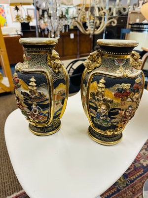 Japanese Satsuma Vases (pair)