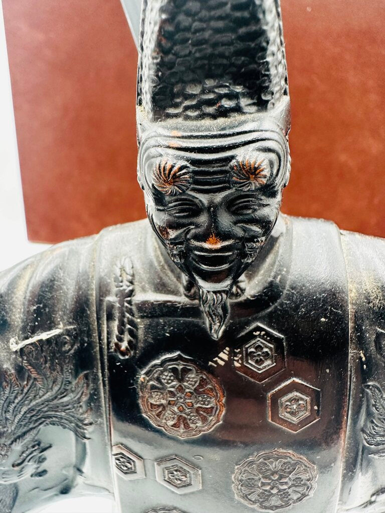 Japanese Okina Noh Statue Lamp