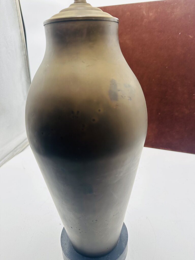 Vintage Table Lamp Brass Base With Shade