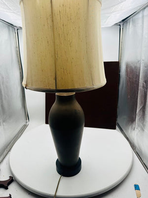 Vintage Table Lamp Brass Base With Shade