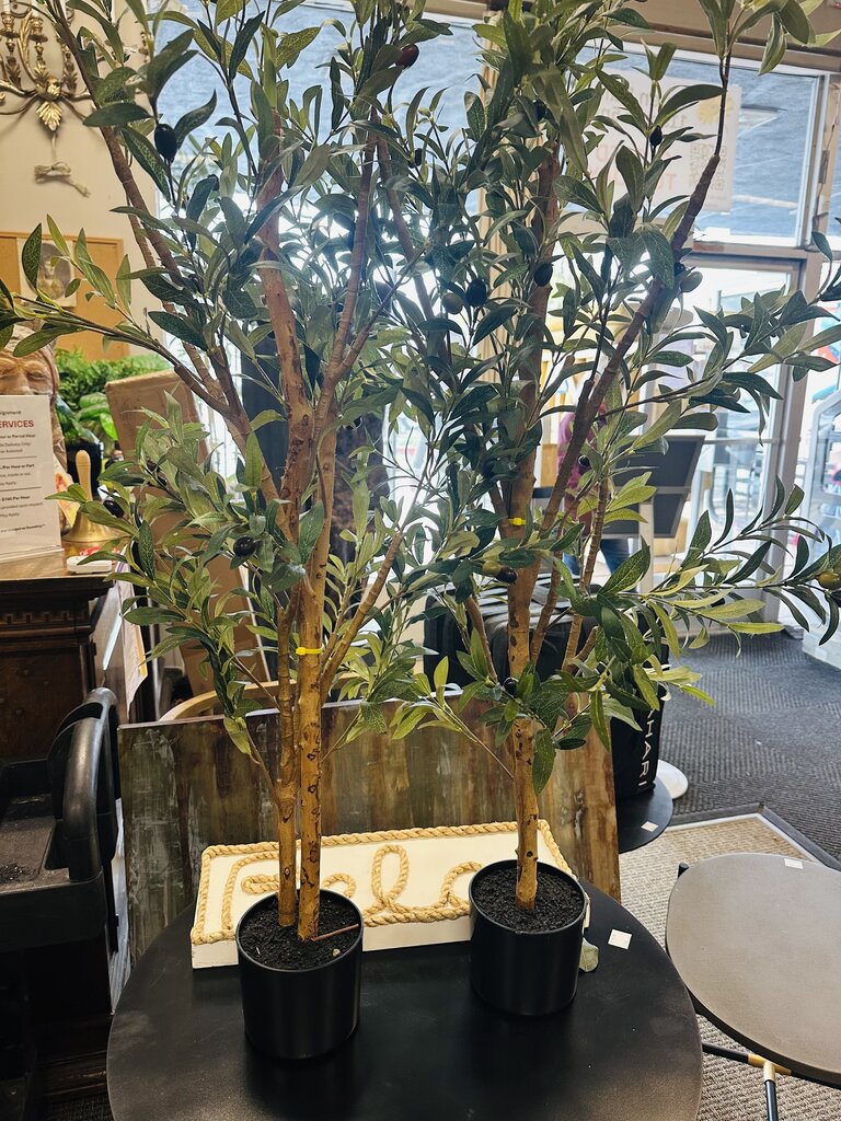 Faux Olive Tree in Pot by Miss Daisy's Consignment & Auction House