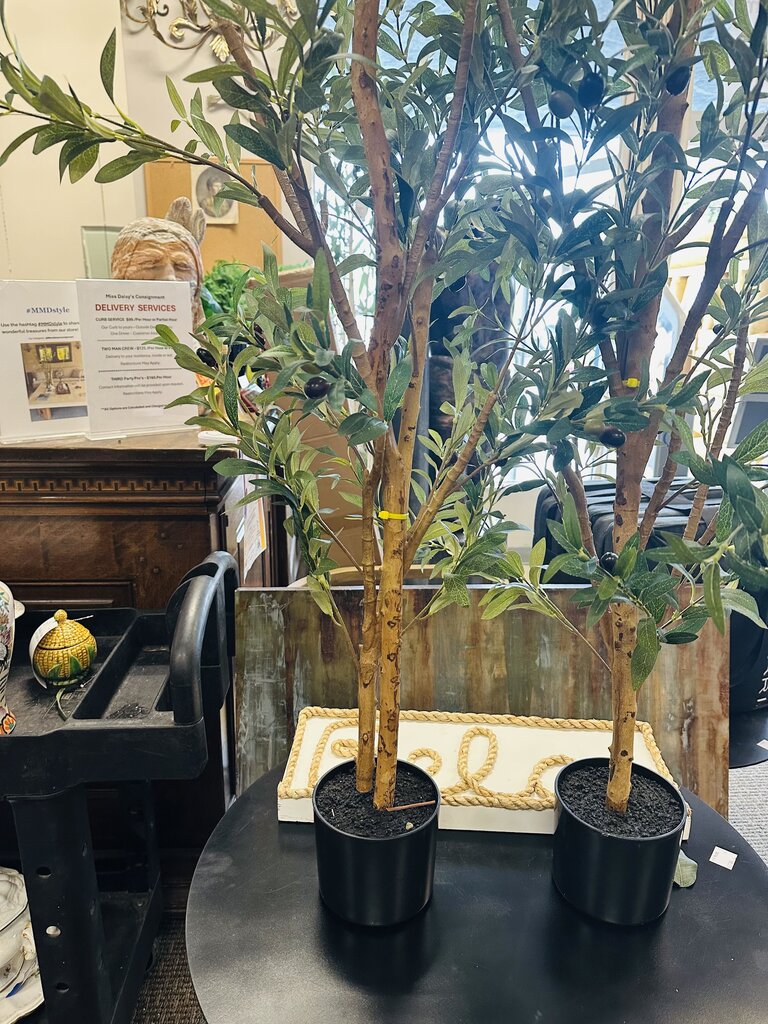 Faux Olive Tree in Pot by Miss Daisy's Consignment & Auction House