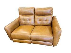 Abbyson Leather Power Reclining Loveseat