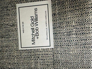 Mitchell Gold Supernova Full Swivel Chair Hollins-Onyx Fabric