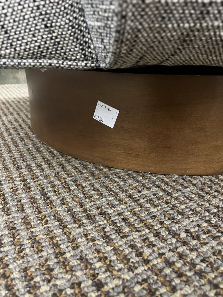 Mitchell Gold Supernova Full Swivel Chair Hollins-Onyx Fabric