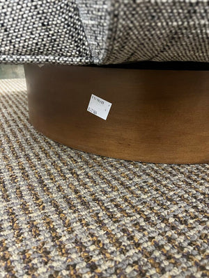 Mitchell Gold Supernova Full Swivel Chair Hollins-Onyx Fabric